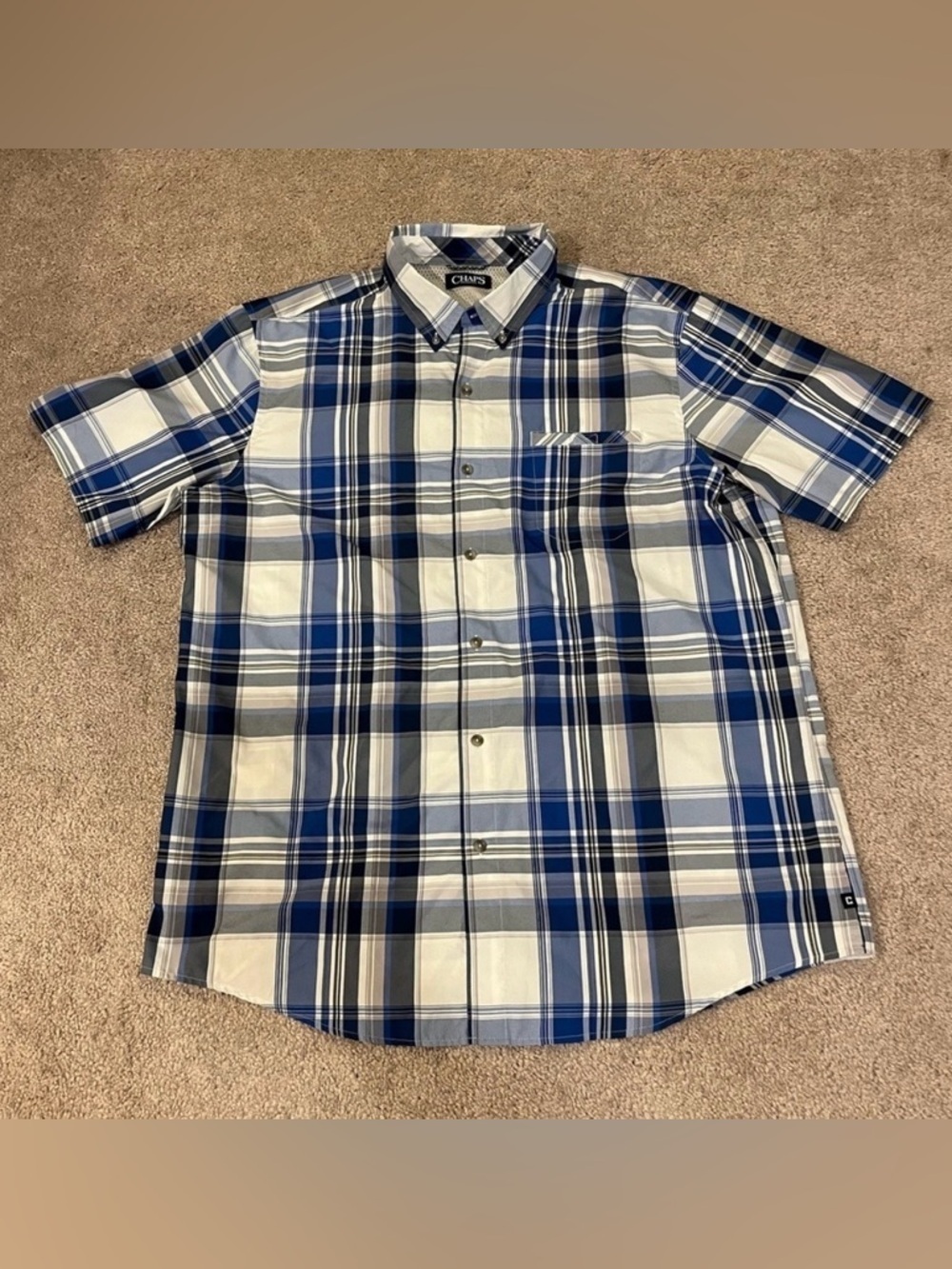 Chaps Men's Plaid Button Down Shirt